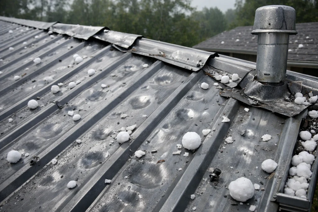 Will Insurance Pay Hail Damage on a Metal Roof 1