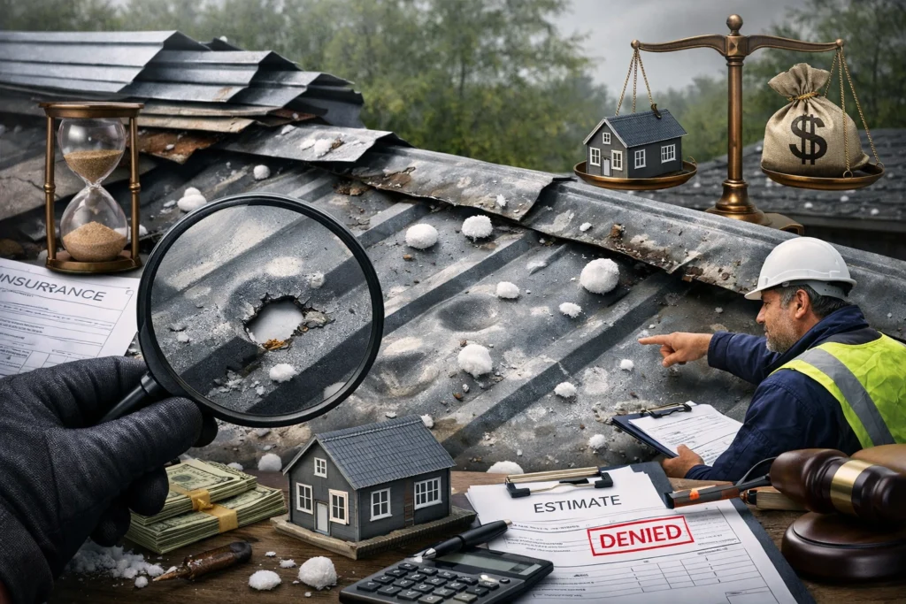 Will Insurance Pay Hail Damage on a Metal Roof 3